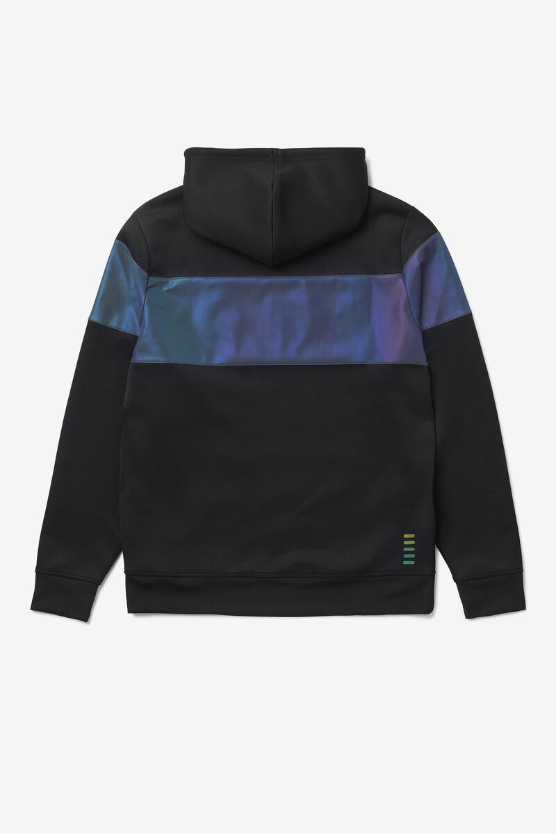 Black Men's Fila Lando Hoodie Hoodies | 3TiHm1LGSj5