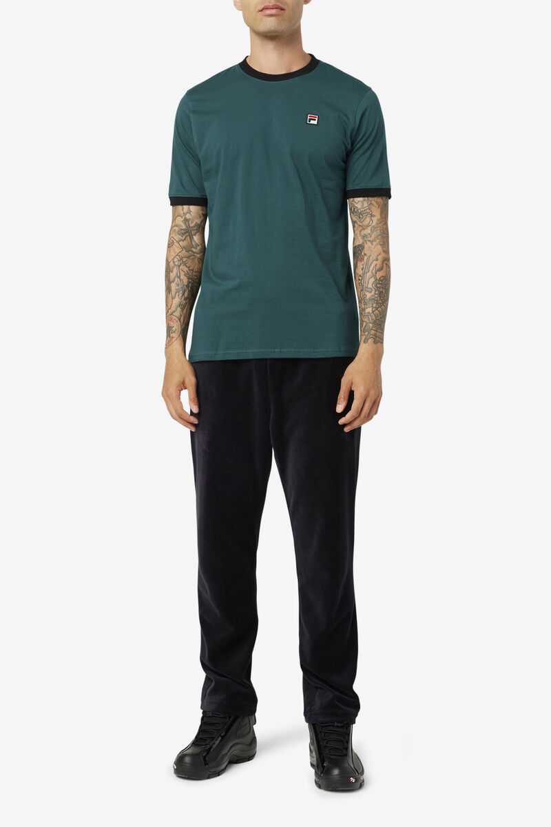 Black Men's Fila Marconi Ringer T Shirts | g7wnKpcxNpK