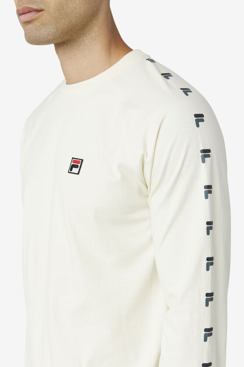 Black Men's Fila Zubby Long Sleeve Shirt | AbhJQHgTZyk