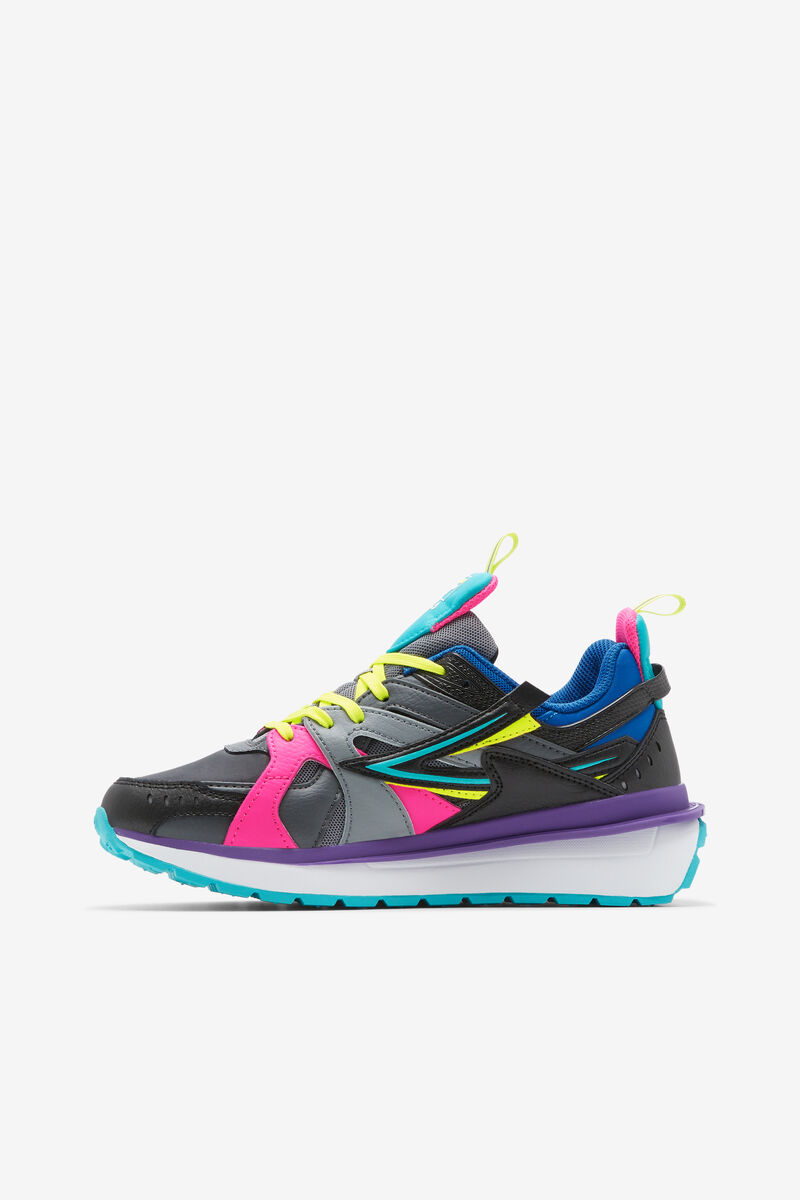 Black / Pink / Blue Women's Fila Sandenal Trainers | TIflCYVrhCl