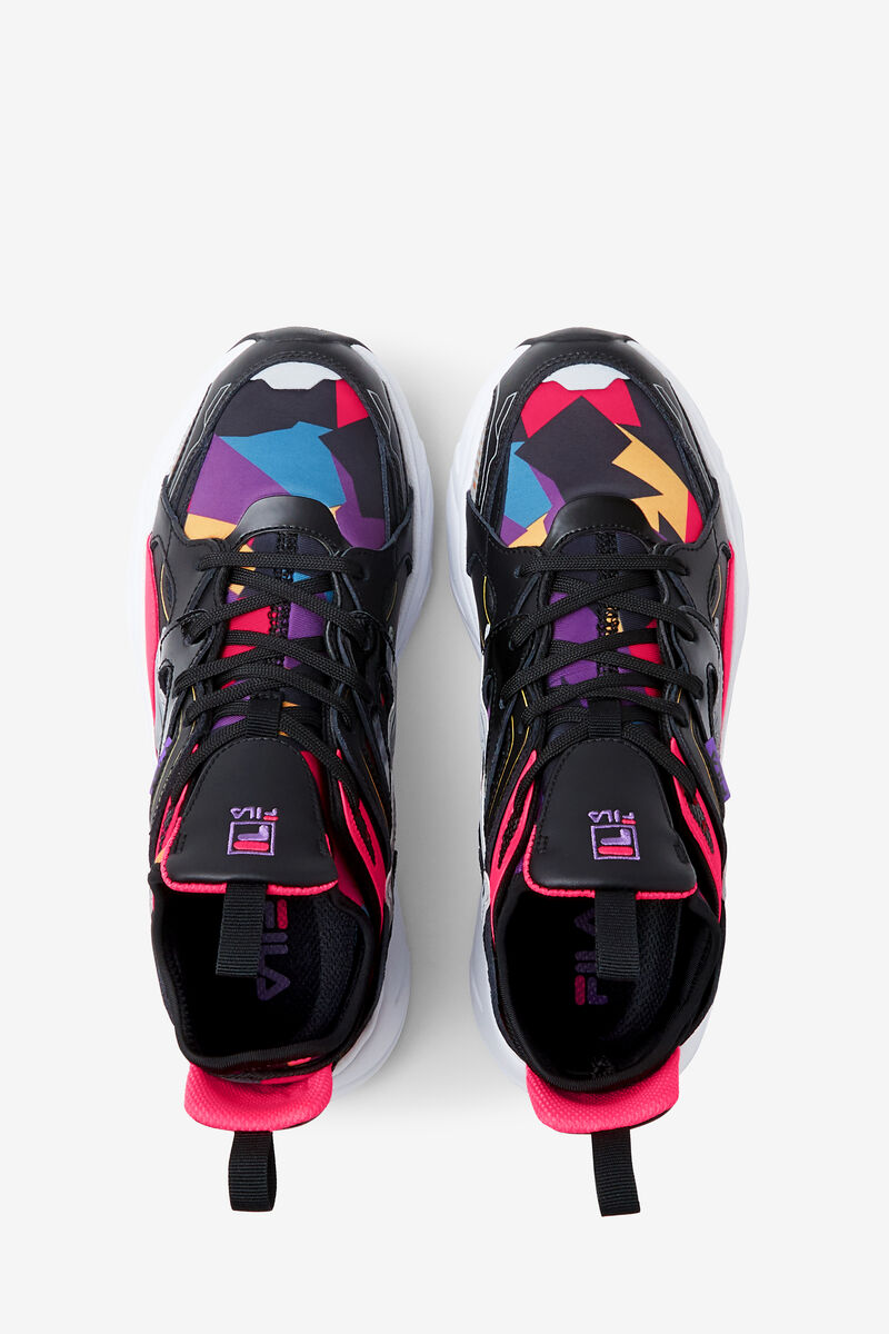 Black / Pink / White Women's Fila Hallasan '90s Trainers | s2pWv77ks5O