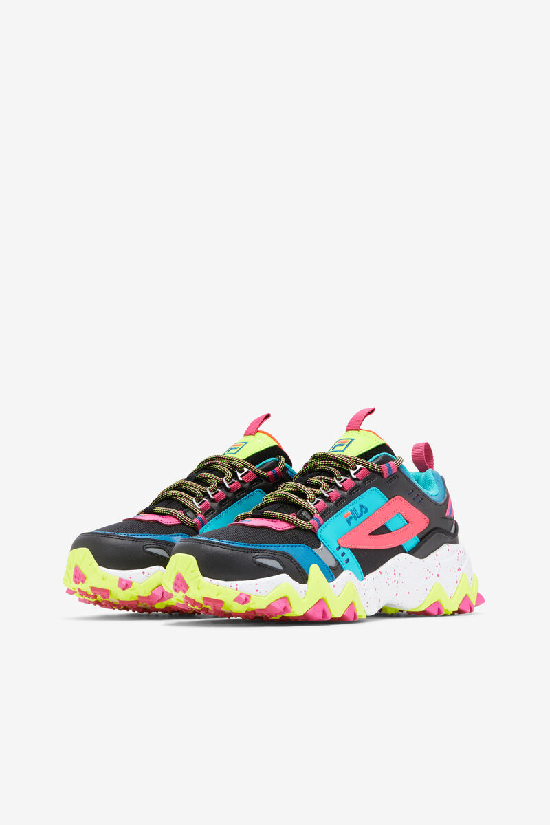 Black / Pink / Yellow Women's Fila Oakmont Tr Trainers | sw8zPC6nClR