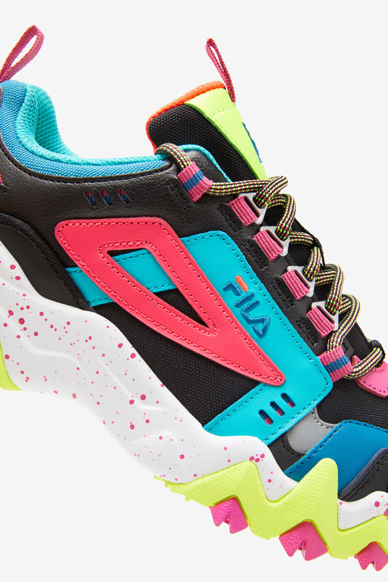 Black / Pink / Yellow Women's Fila Oakmont Tr Trainers | sw8zPC6nClR