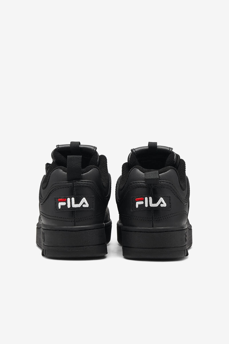 Black / Red / White Kids' Fila Disruptor 2 X Fx-100 Luxe Platform Shoes | 3WNAykiPUZR