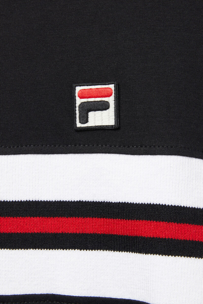 Black / Red / White Men's Fila Silver T Shirts | ow6XD9kNbCn