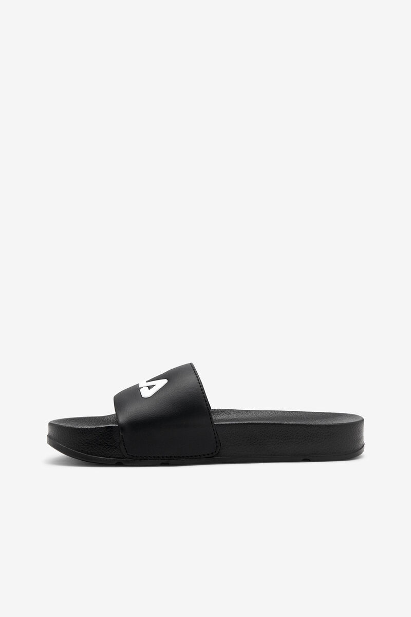 Black / Red / White Women's Fila Drifter Sandals | RHVUQG5NNOn