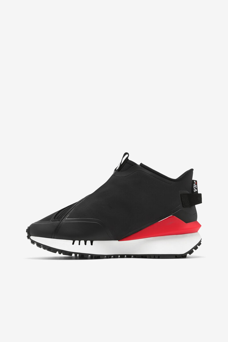 Black / Red / White Women's Fila Space Runner Trainers | ICGkFFXQLbm