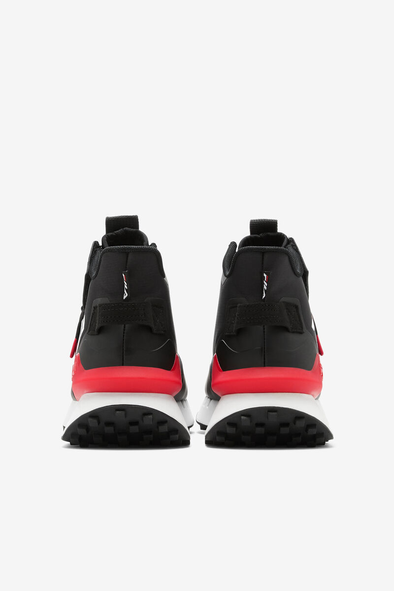 Black / Red / White Women's Fila Space Runner Trainers | ICGkFFXQLbm