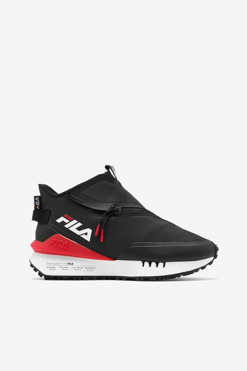 Black / Red / White Women\'s Fila Space Runner Trainers | ICGkFFXQLbm