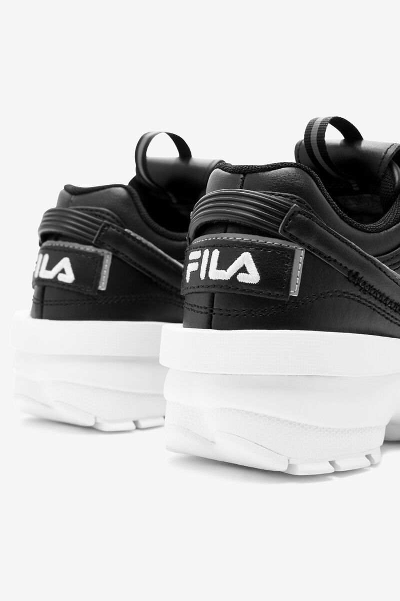 Black / White / Black Kids' Fila Little Disruptor 2 Exp Platform Shoes | VGRGP3z6ZOv