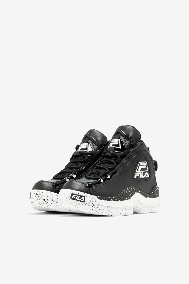 Black / White / Black Kids' Fila Little Grant Hill 2 Basketball Shoes | uBQLErmXBxZ