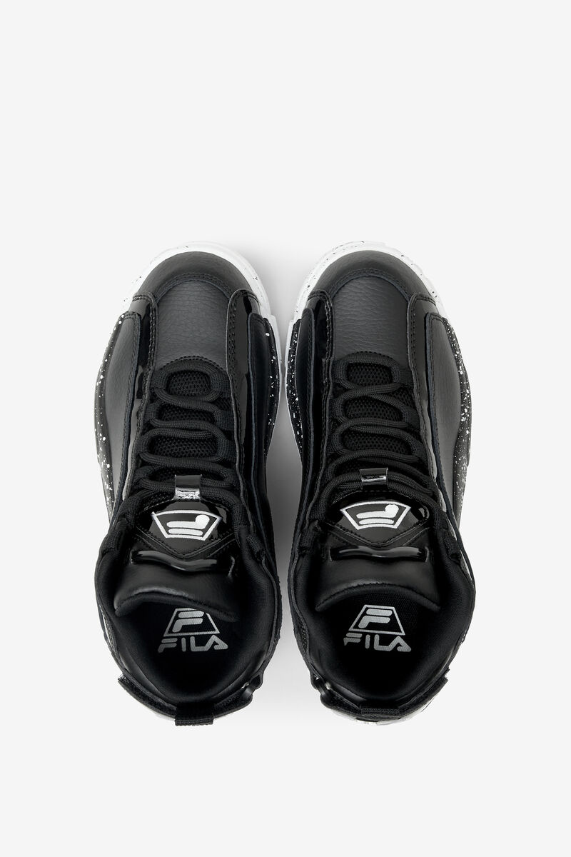 Black / White / Black Kids' Fila Little Grant Hill 2 Basketball Shoes | uBQLErmXBxZ