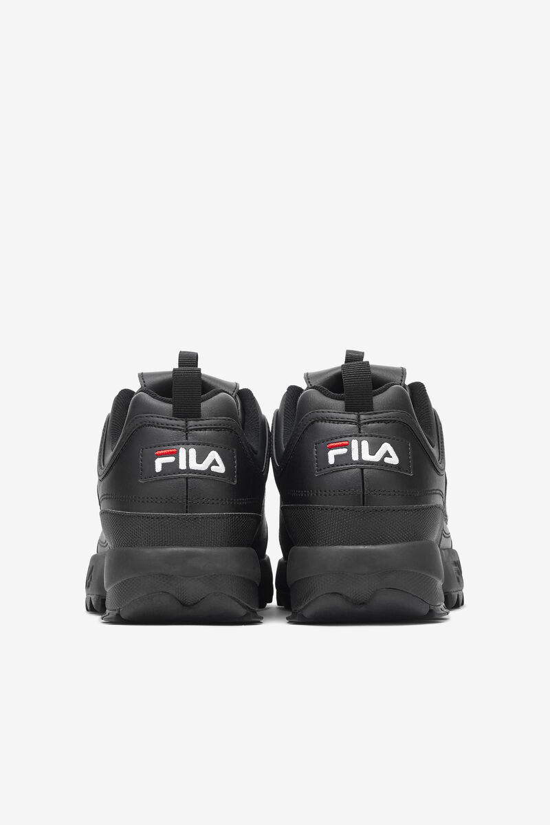 Black / White / Black Men's Fila Disruptor 2 Premium Platform Shoes | slLY3AvJy9a