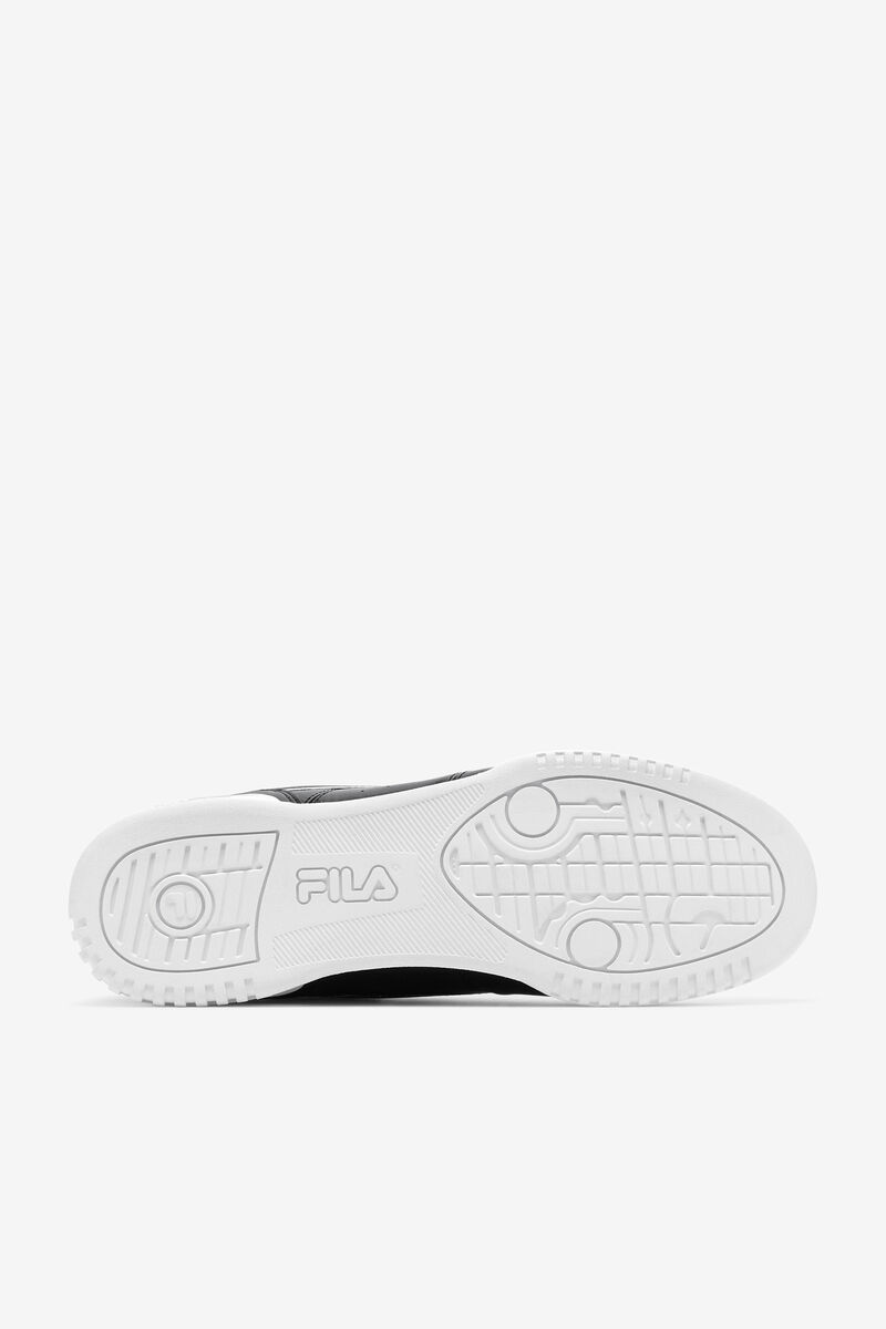 Black / White / Black Men's Fila Original Fitness Flat Shoes | UroOeM49Wok