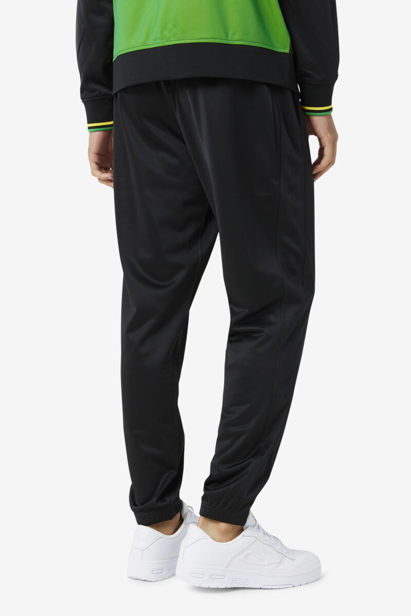 Black / White Men's Fila Jamaica Pant Tracksuits | mz8KG8NxhDS