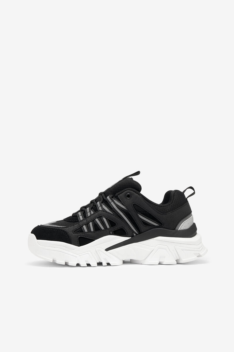 Black / White / Metal Silver Women's Fila Vitalize Trainers | EjSuF43bavu