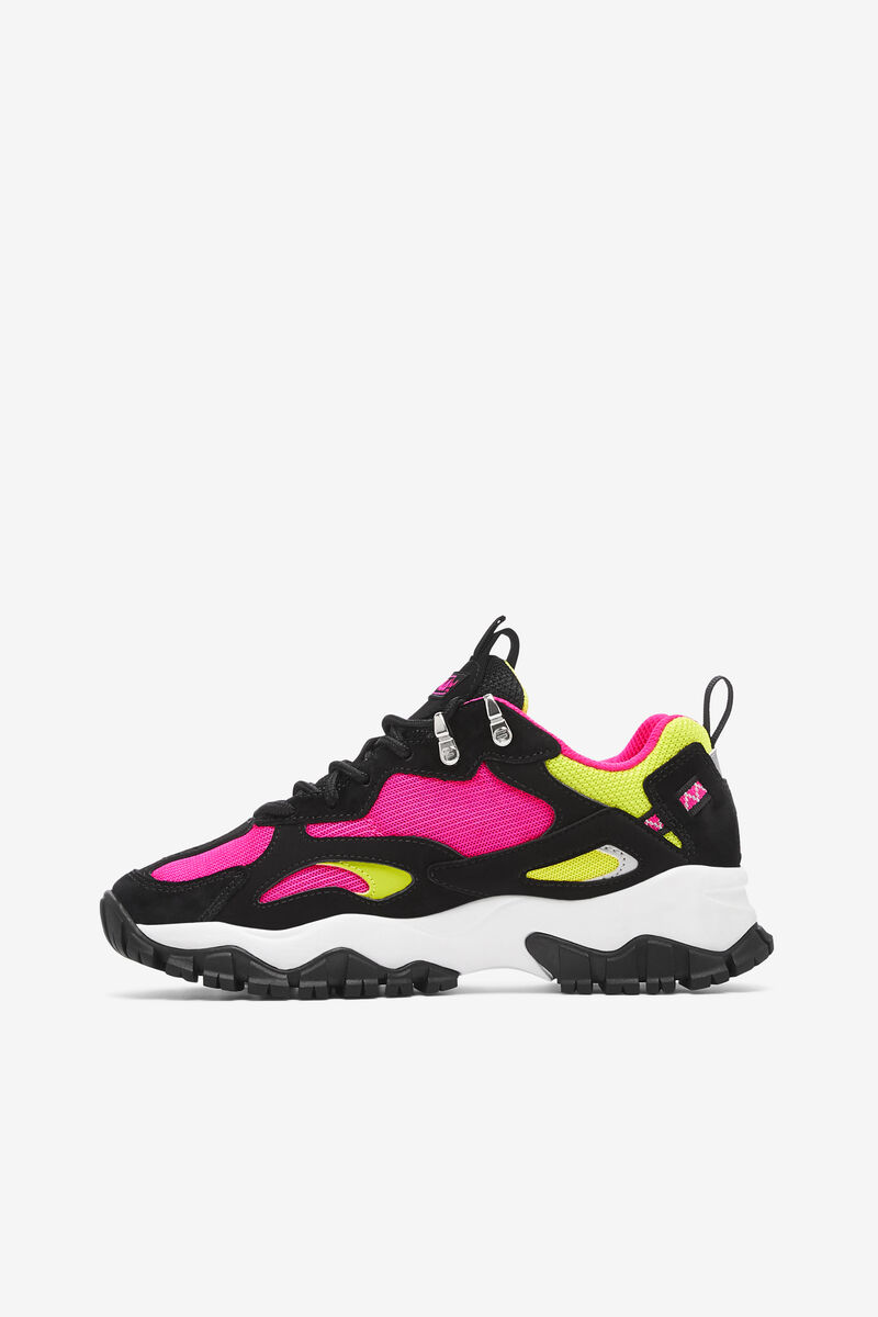 Black / White / Pink Women's Fila Ray Tracer Tr 2 Sport Shoes | aoxyO1mOabw