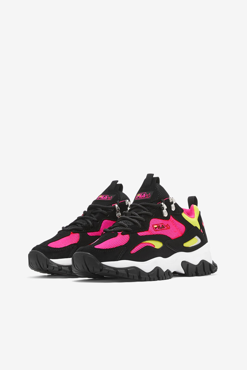 Black / White / Pink Women's Fila Ray Tracer Tr 2 Sport Shoes | aoxyO1mOabw