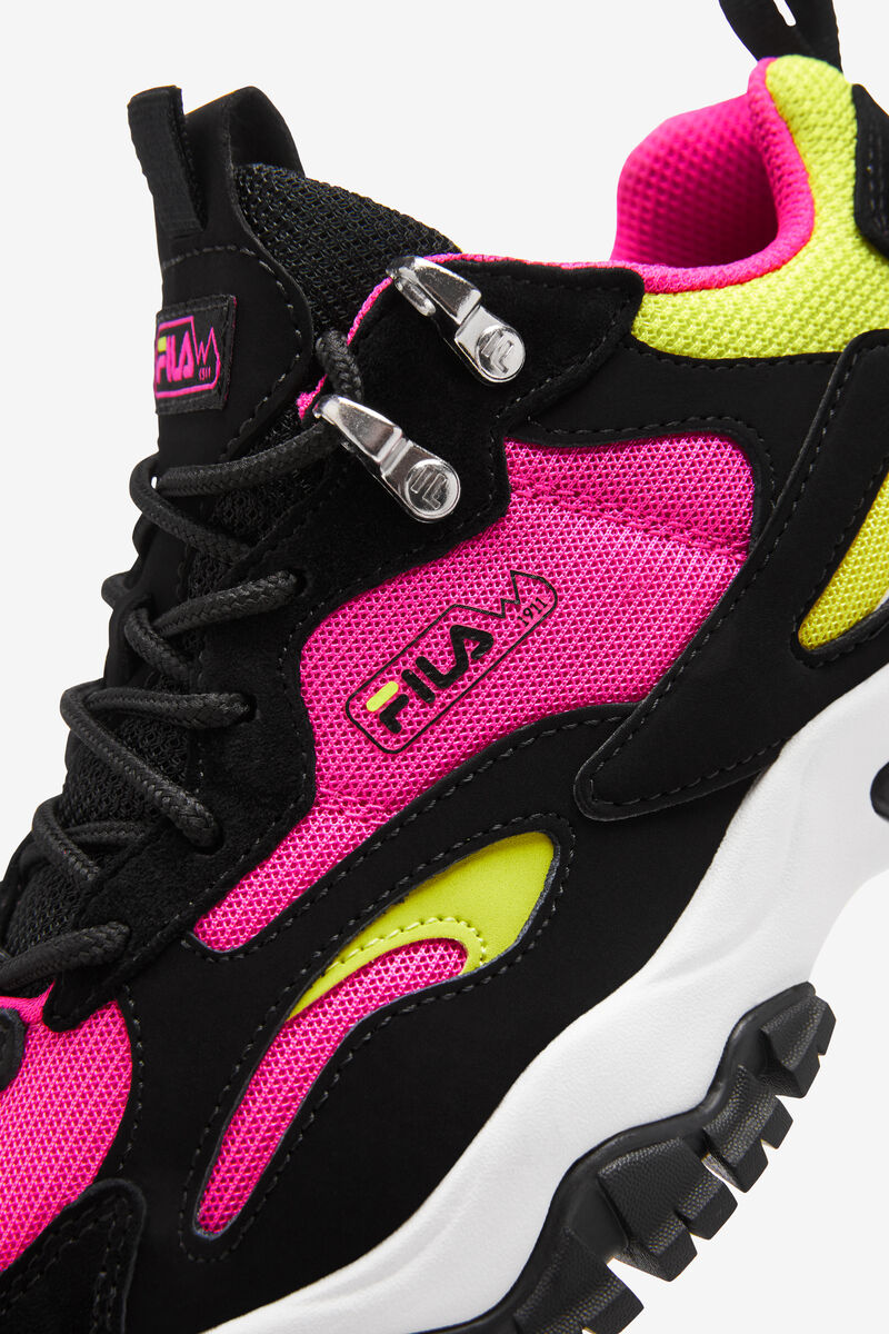 Black / White / Pink Women's Fila Ray Tracer Tr 2 Sport Shoes | aoxyO1mOabw