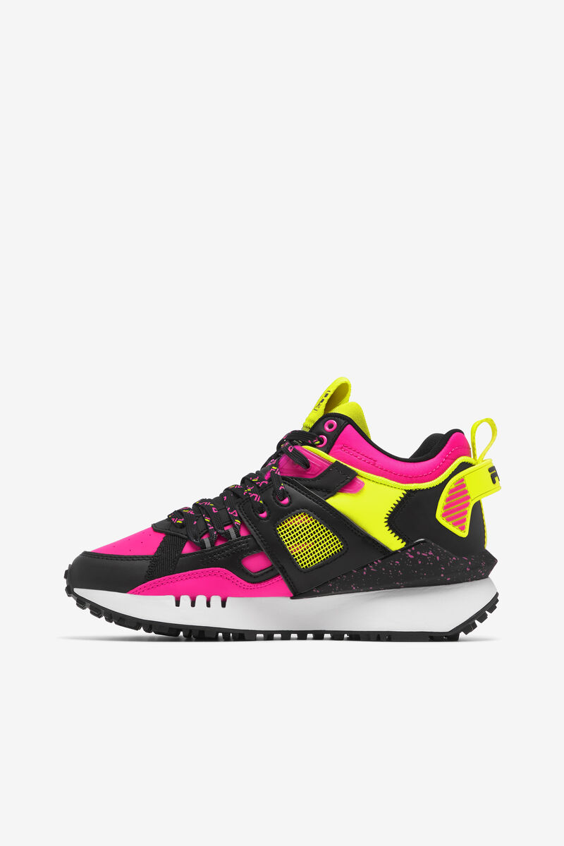 Black / White / Pink Women's Fila Spectra Trainers | avvjpAtebhZ