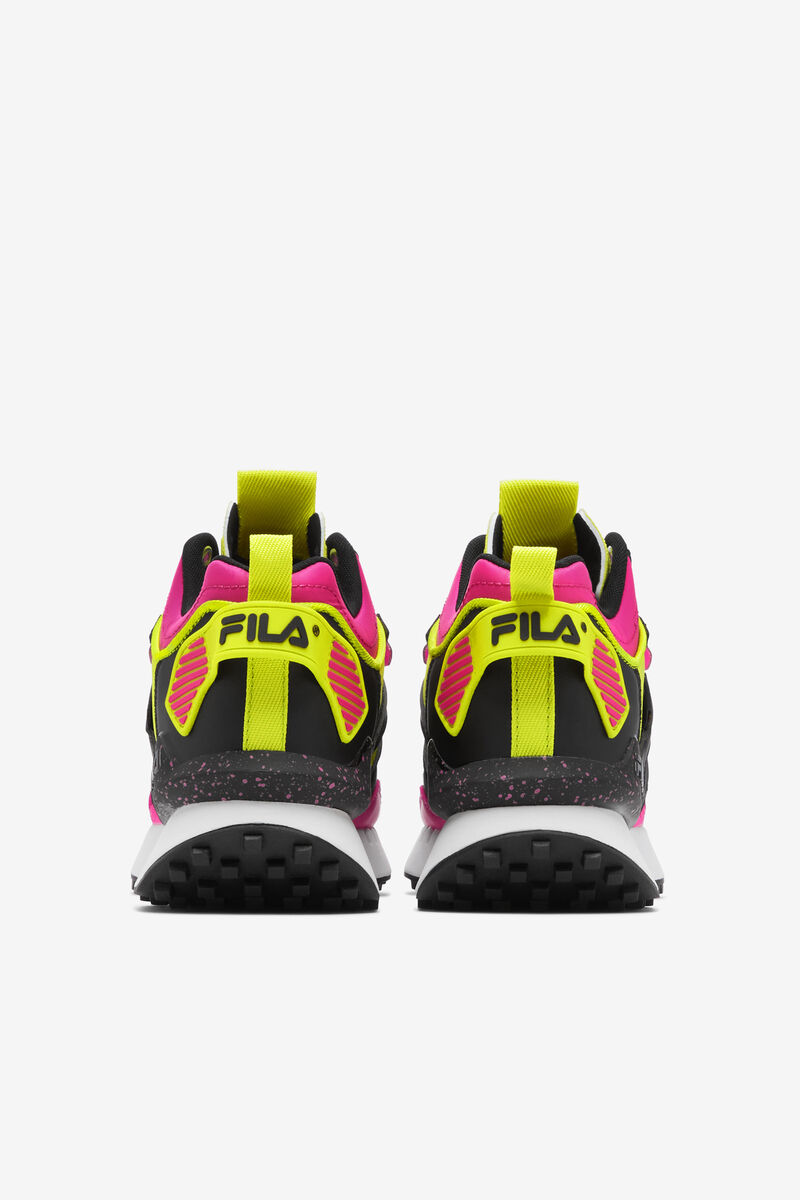 Black / White / Pink Women's Fila Spectra Trainers | avvjpAtebhZ