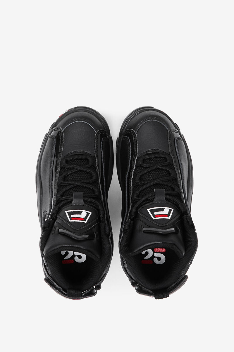 Black / White / Red Kids' Fila Big Grant Hill 2 25th Anniversary Edition Basketball Shoes | x823FQ2o