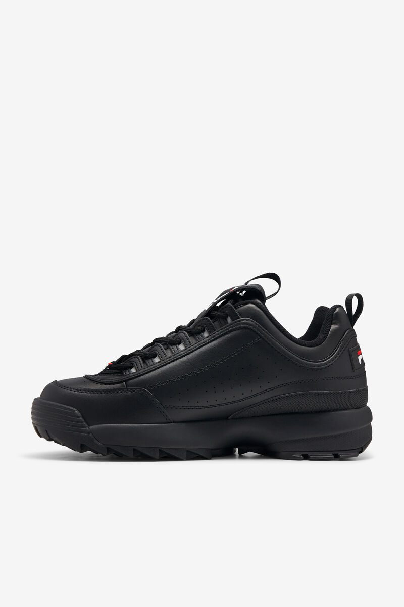 Black / White / Red Men's Fila Disruptor 2 Premium Platform Shoes | DHBz9fYKISF