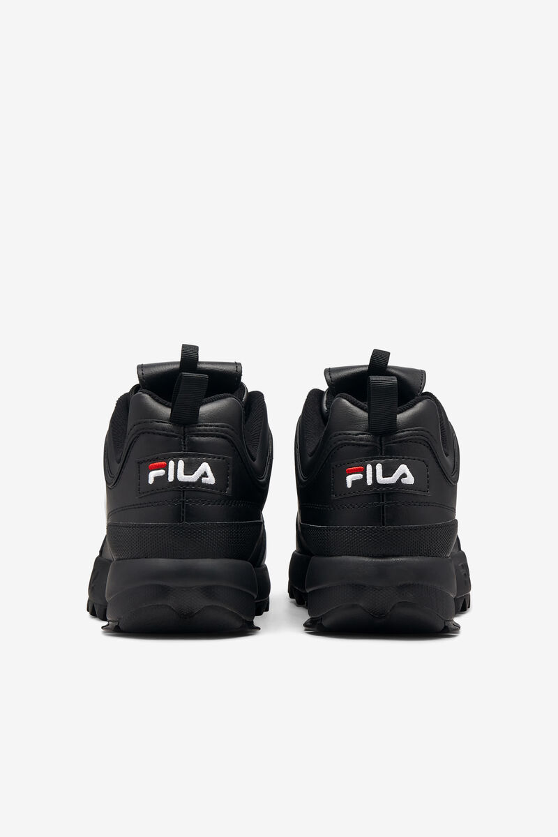 Black / White / Red Men's Fila Disruptor 2 Premium Platform Shoes | DHBz9fYKISF