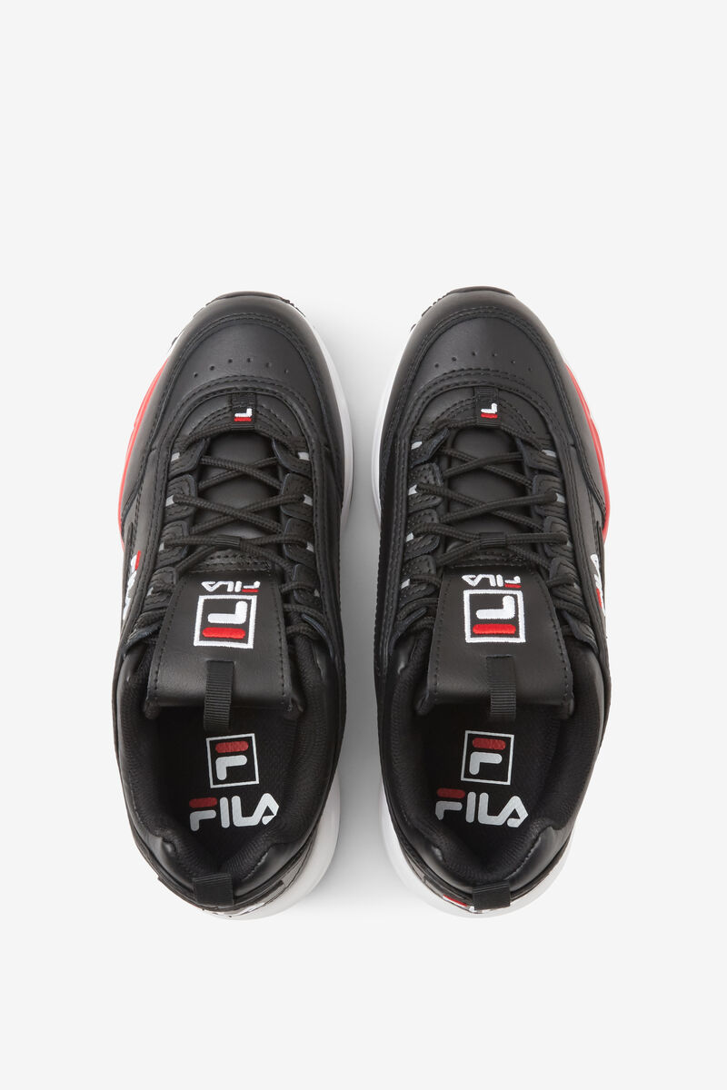 Black / White / Red Men's Fila Disruptor 2 X Ray Tracer Walking Shoes | c26YkFlvGyb