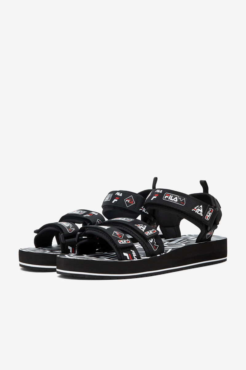 Black / White / Red Men's Fila Drifter Dns '90s Sandals | kFHTRQZvI2m