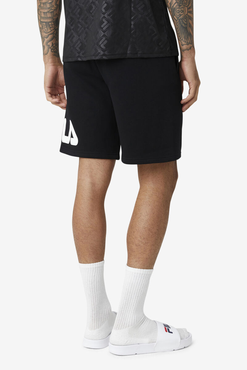 Black / White / Red Men's Fila Furzer Short Shorts | JRYodzZhYLV