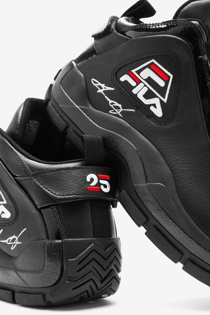 Black / White / Red Men's Fila Grant Hill 2 Shoes - 25th Anniversary Edition | Fila Trainers | HghSm