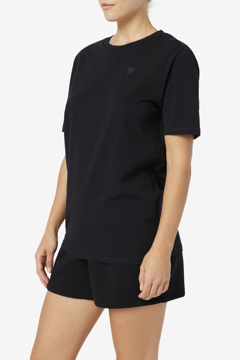 Black Women's Fila Doran T Shirts | 6mNQWsbCV61