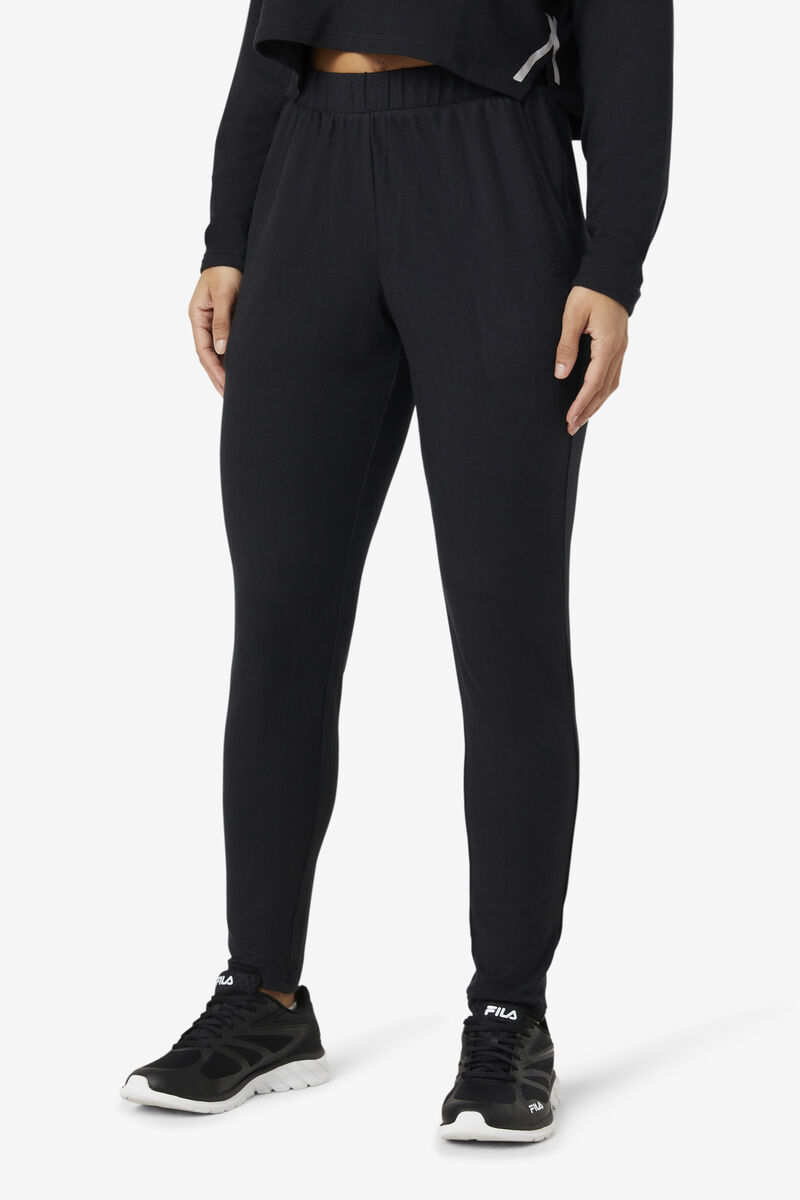 Black Women's Fila Fi-lux Jogger Pants | Xrrm6T7IukF