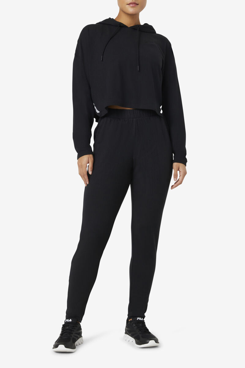 Black Women's Fila Fi-lux Jogger Pants | Xrrm6T7IukF