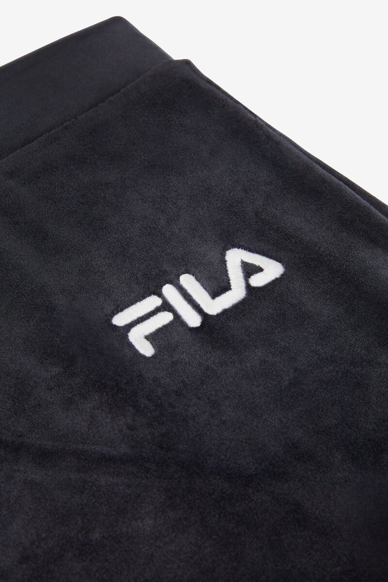 Black Women's Fila Sara Velour Jogger Pants | Ju9mEh6jNBJ