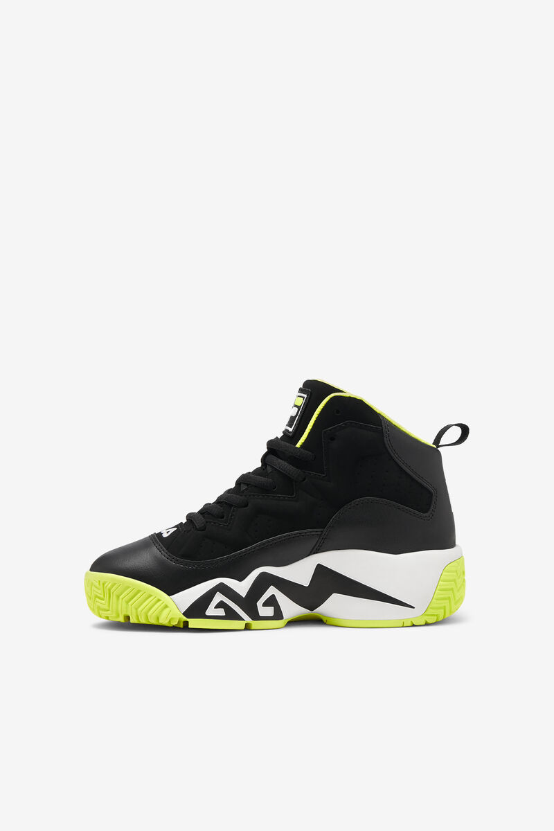 Black / Yellow / White Kids' Fila Little Mb Basketball Shoes | KMhmnvrOAml