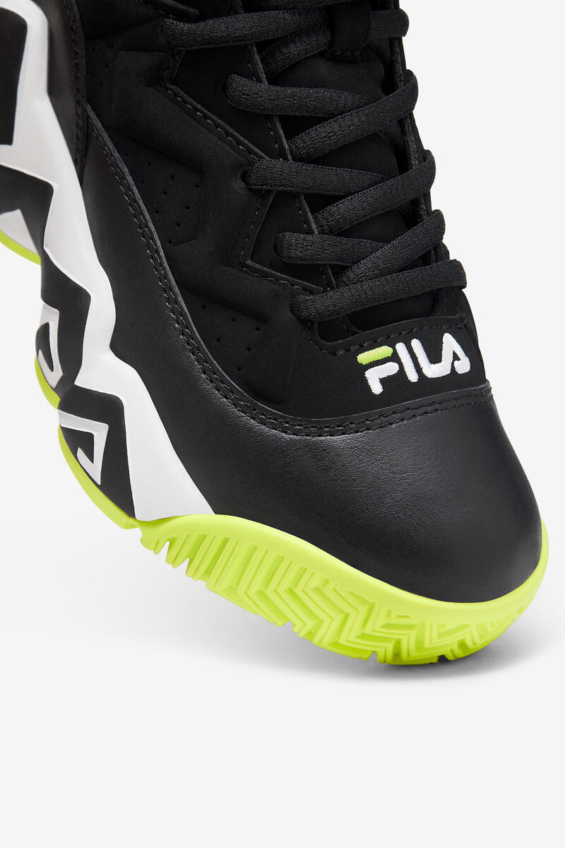 Black / Yellow / White Kids' Fila Little Mb Basketball Shoes | KMhmnvrOAml