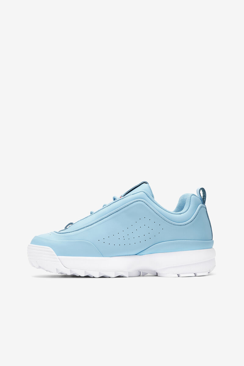 Blue / Blue / White Women's Fila Disruptor Zero Platform Shoes | EciQEemAEJl