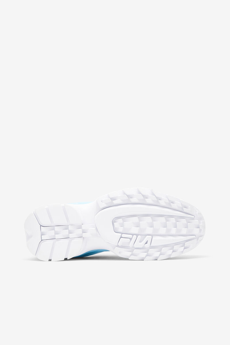 Blue / Blue / White Women's Fila Disruptor Zero Platform Shoes | EciQEemAEJl