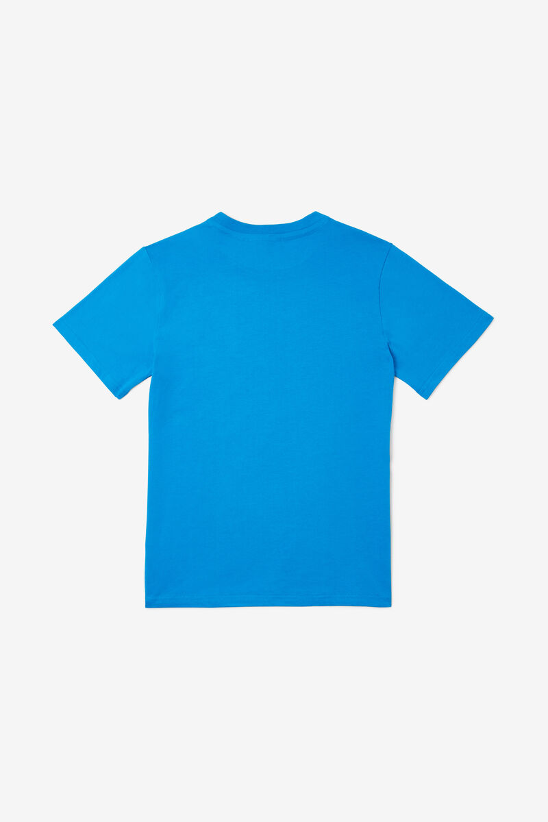 Blue Kids' Fila Camden Printed T Shirts | cgTLNUBZZhJ