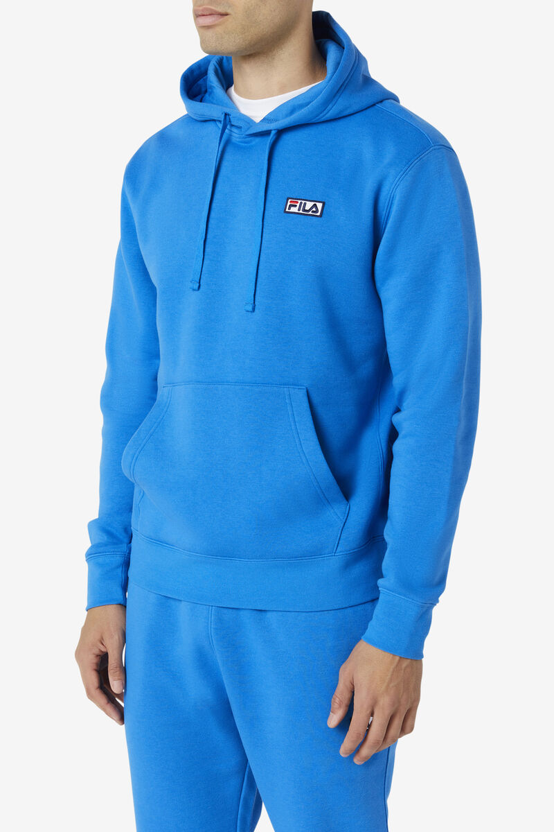 Blue Men's Fila Algot Hoodie Hoodies | dRTzDHlreE5