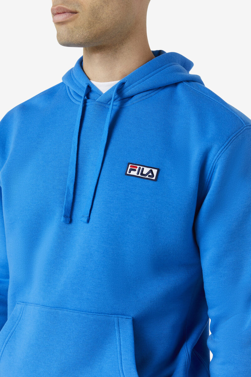 Blue Men's Fila Algot Hoodie Hoodies | dRTzDHlreE5