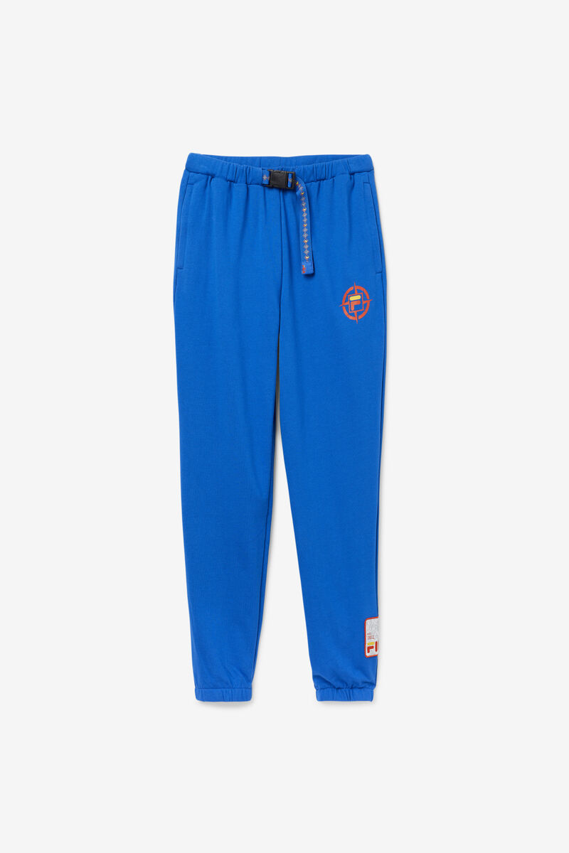 Blue Men\'s Fila Basecamp Pant Pants | 8iOZEIAP5HI