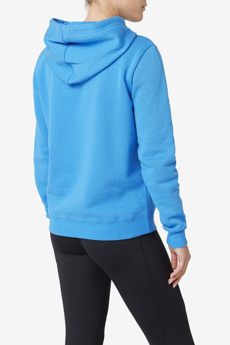 Blue / Orange Women's Fila Lucy Hoodie Hoodies | x3WBNr3foNx