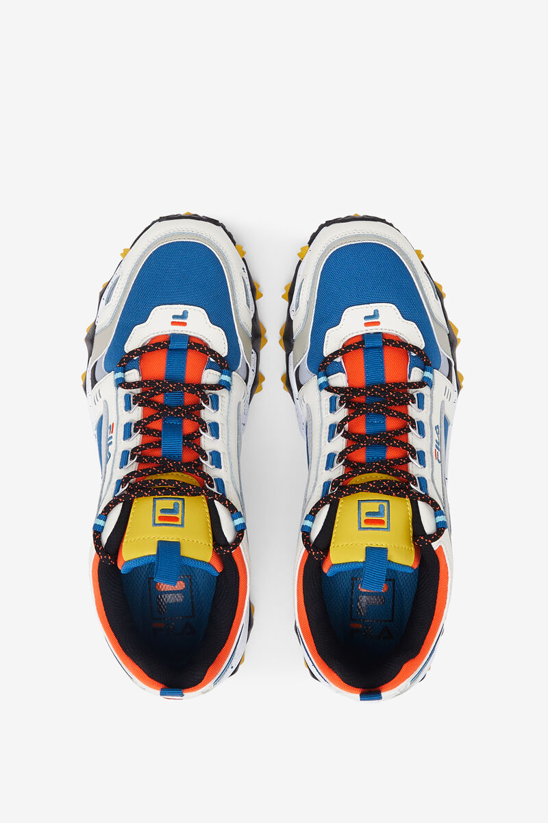 Blue / Red Orange Men's Fila Oakmont Tr Running Shoes | aEidANbeqAt