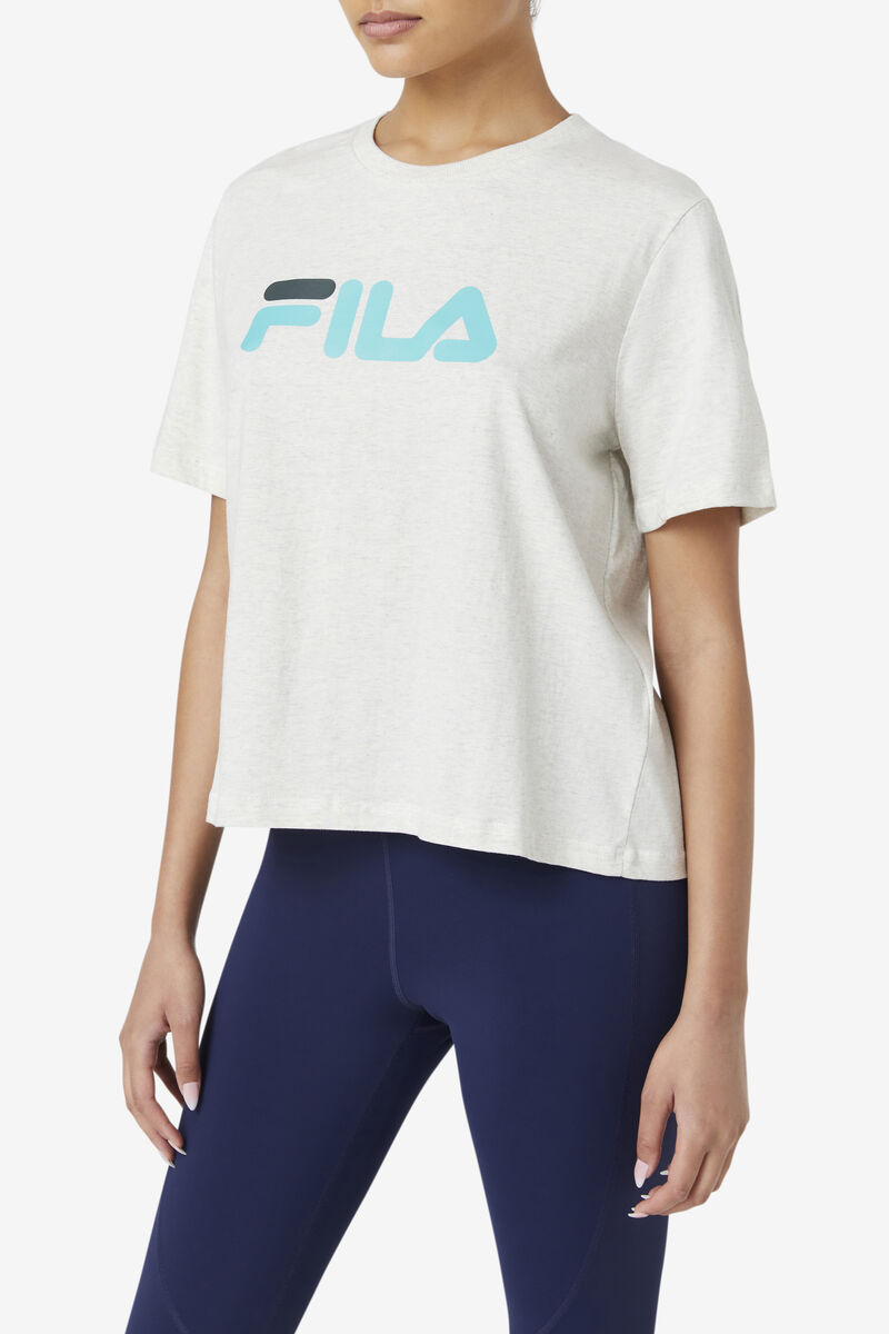 Blue Turquoise Women's Fila Miss Eagle T Shirts | u1T8Lzks4Bx