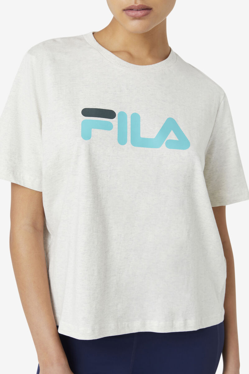 Blue Turquoise Women's Fila Miss Eagle T Shirts | u1T8Lzks4Bx