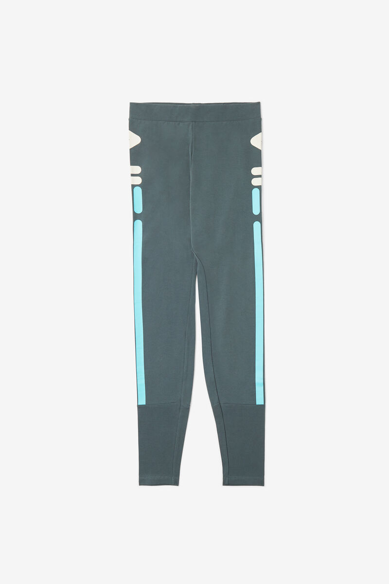 Blue Turquoise Women\'s Fila Taru Legging Leggings | TFxYbF6rGwg