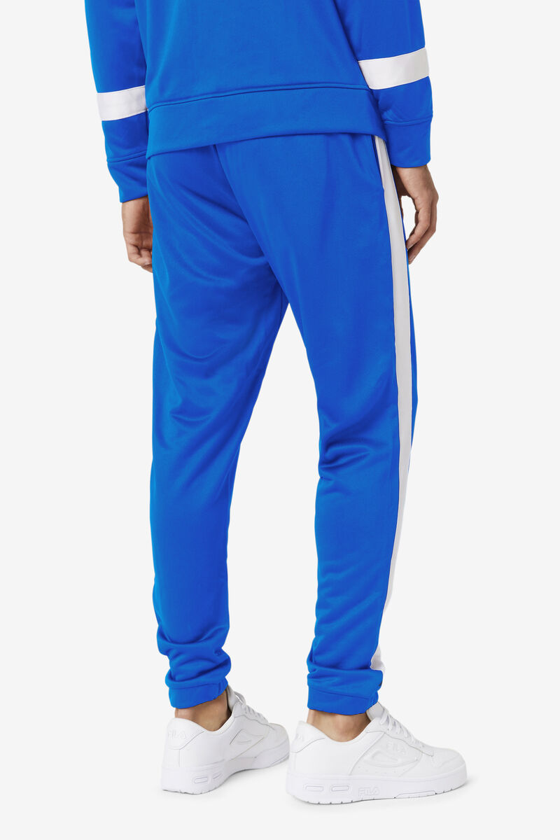 Blue / White Men's Fila Renzo Pant Pants | VzwHueM13uZ